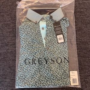 Greyson Coral Dreams Polo - NWT - small - Brand worn by Justin Thomas